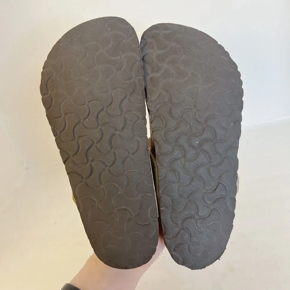 Birkenstock Giza Sandals in Graceful Pearl White Flip Flops Size 7-7.5 - Picture 3 of 8